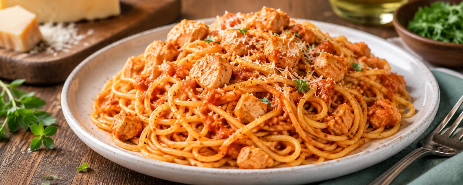 🍝 Спагети болонезе с пиле